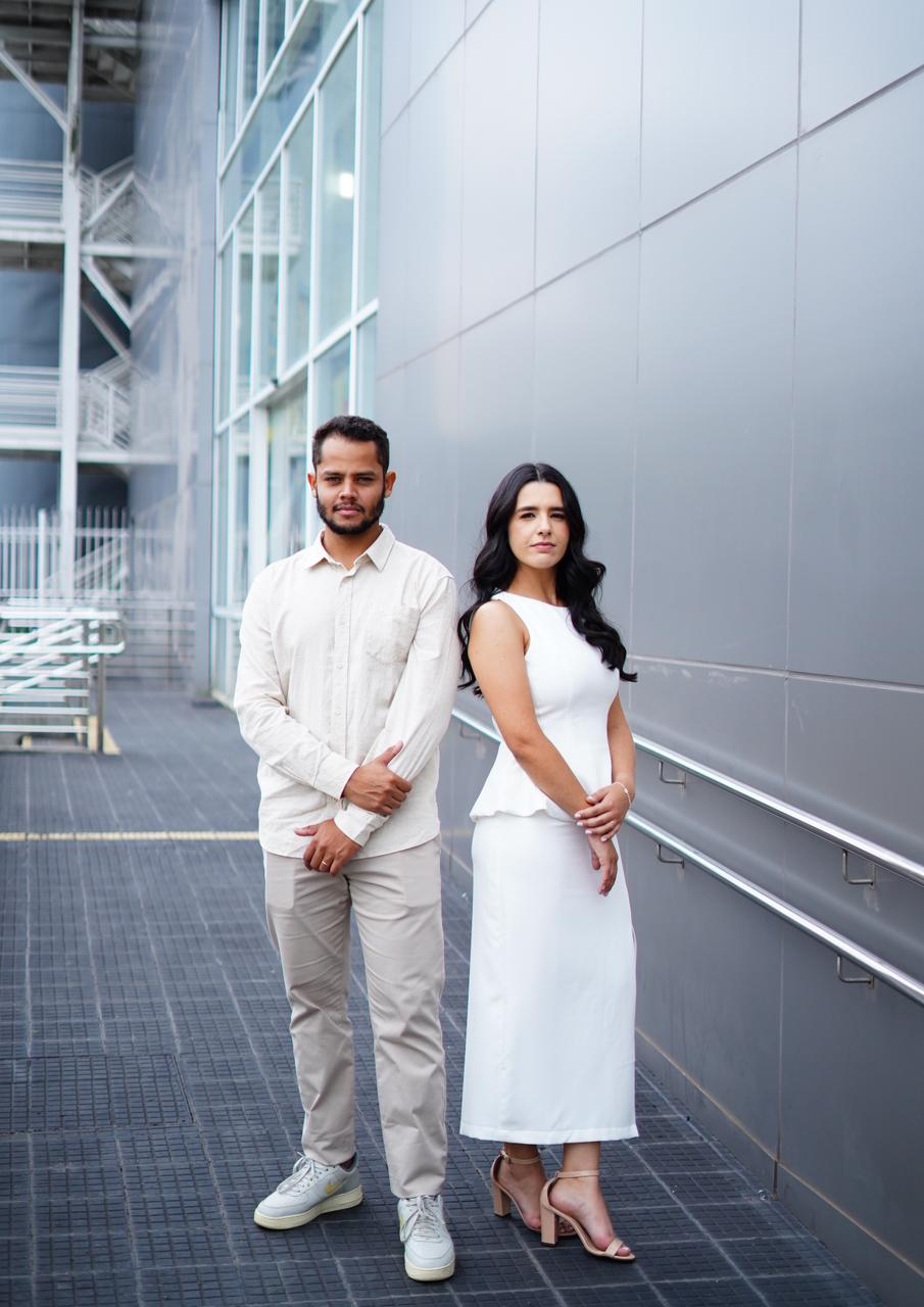Vitor Ferreira e Izabelle Fabossi